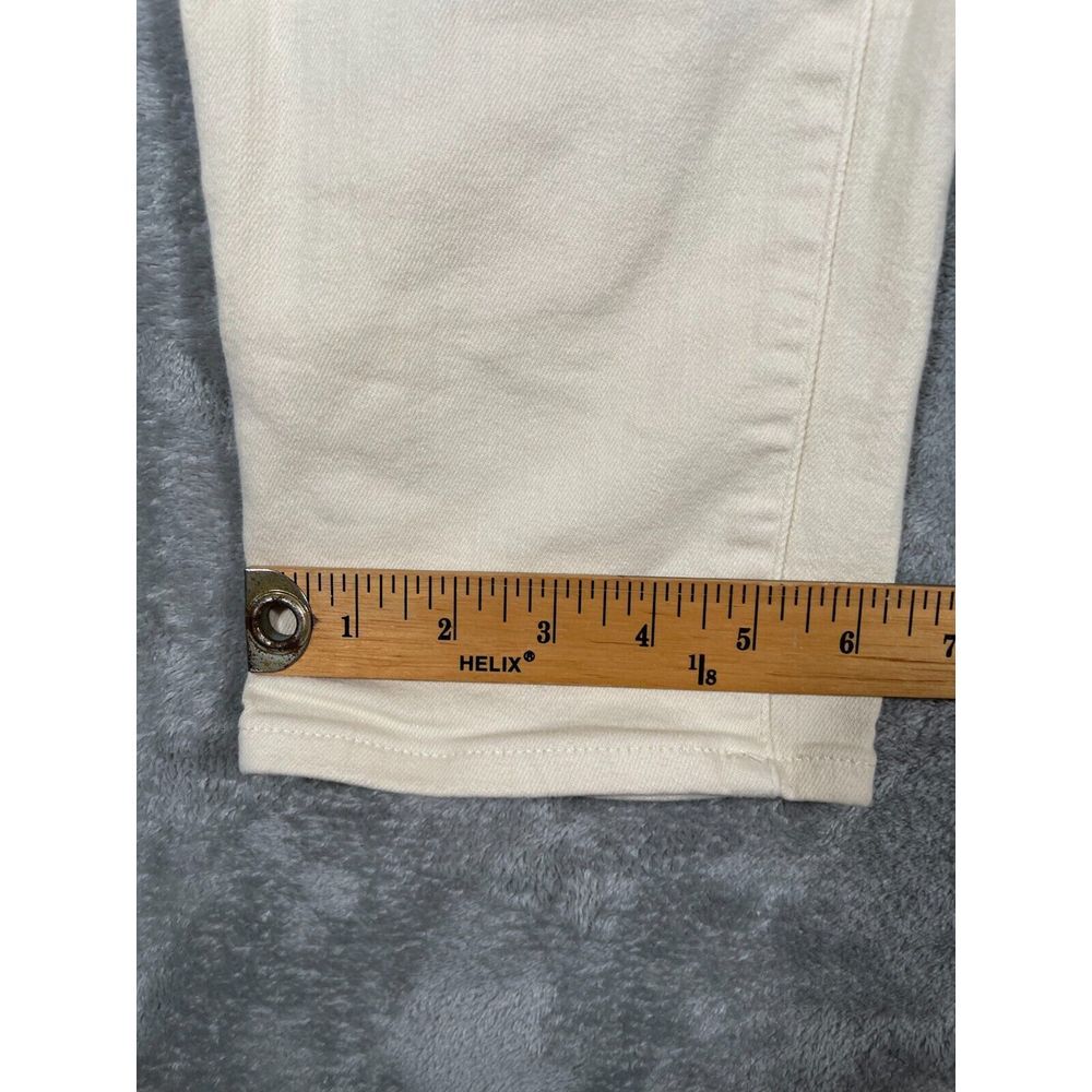 Athleta Sculptek‎ Straight Leg Jeans Women's 8 Ivory Stretch (Other) - Picture 6 of 12